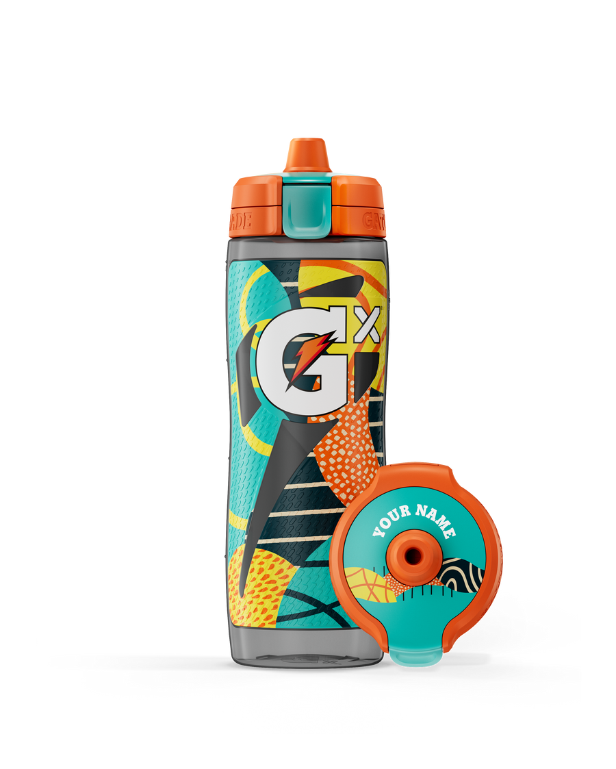 Gx Patterned Water Bottle - Shadow - Team Carry